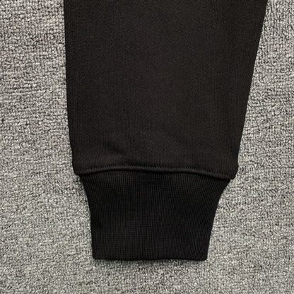 AMIRI LETTER LOGO HOODIE BLACK