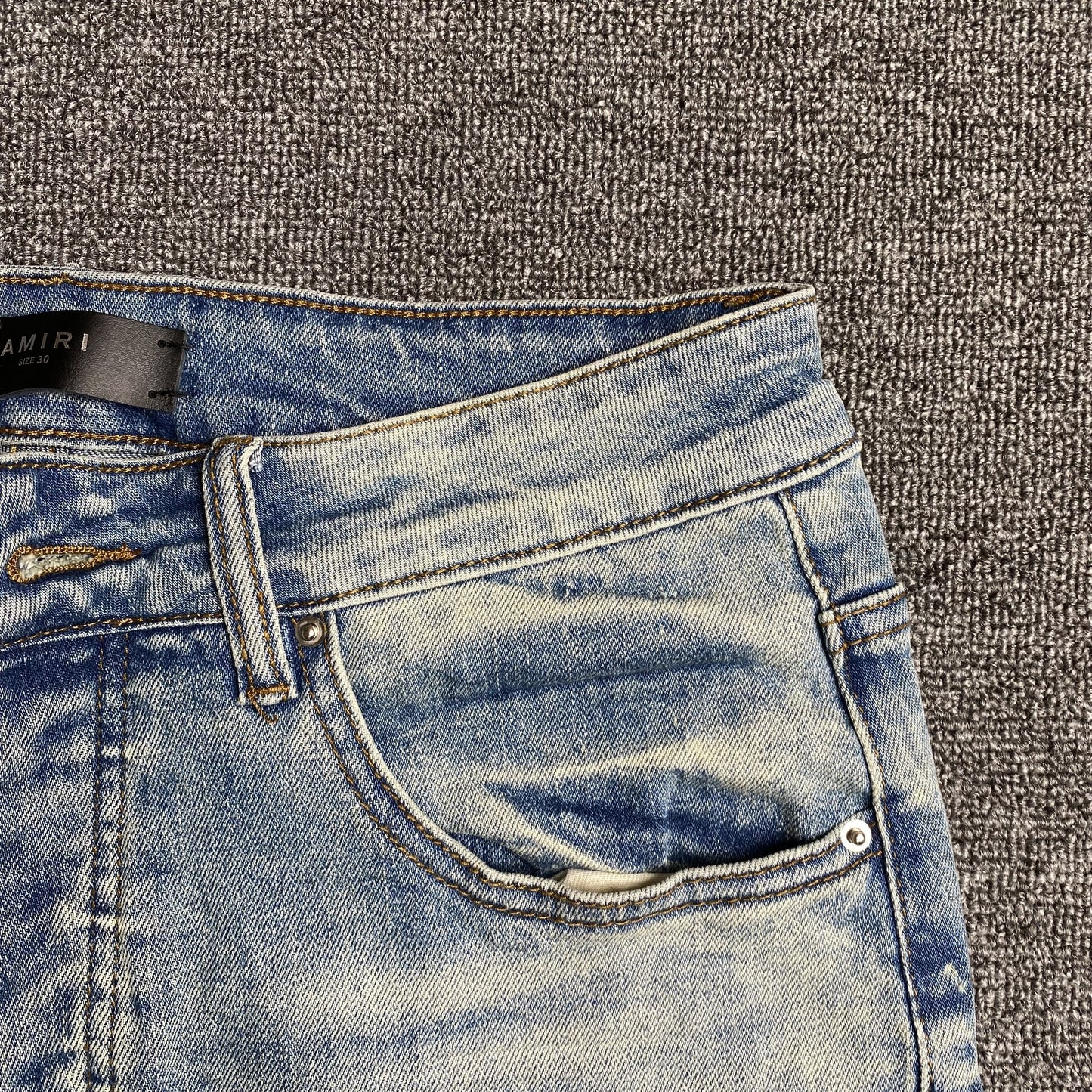 AMIRI VARSITY LOGO JEANS