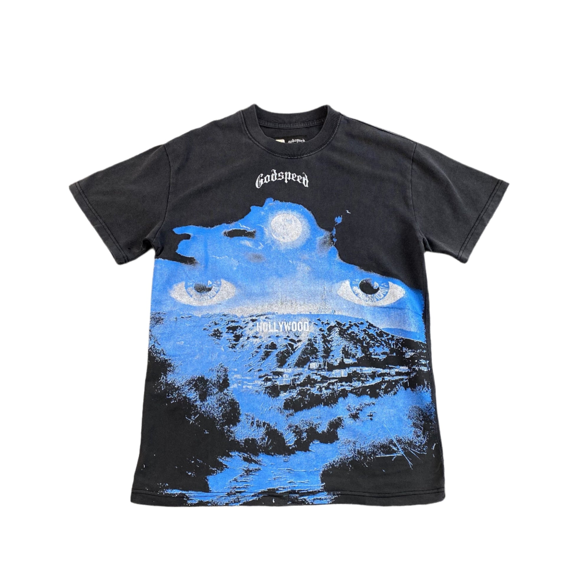 GODSPEED HILLS HAVE EYES T-SHIRT WASHED BLACK