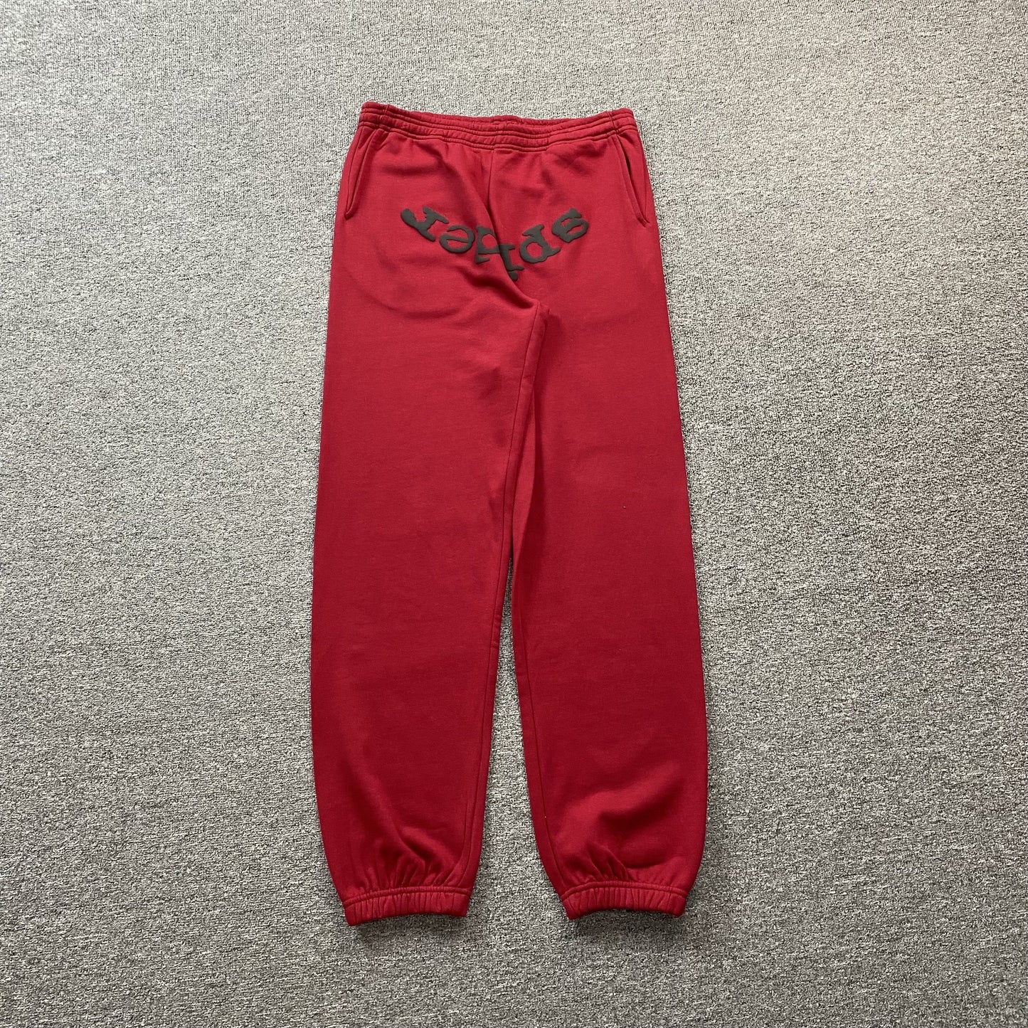 SP5DER VVS SWEATPANTS RED