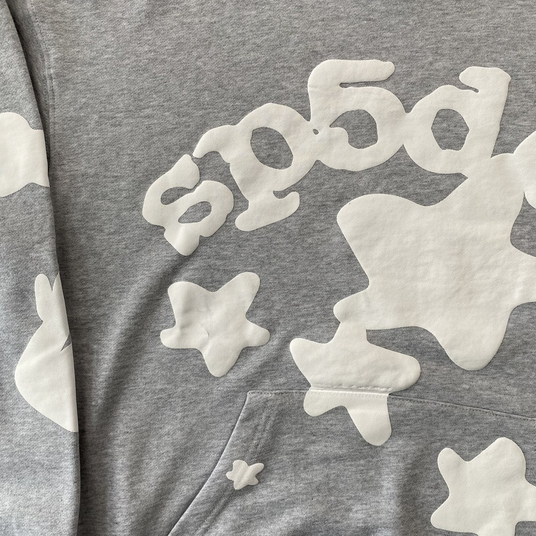 SP5DER BELUGA HOODIE HEATHER GREY