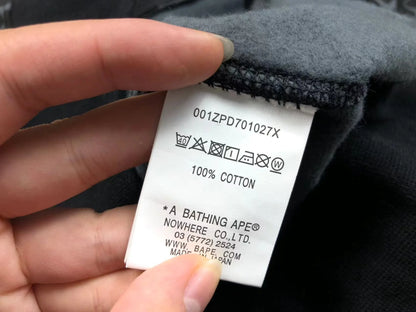 BAPE X DOVER STREET MARKET SPECIAL CAMO SHARK FULL ZIP HOODIE BLACK