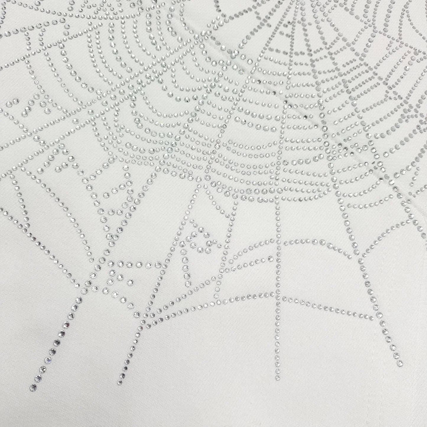 SP5DER OG RHINESTONE LOGO HOODIE WHITE