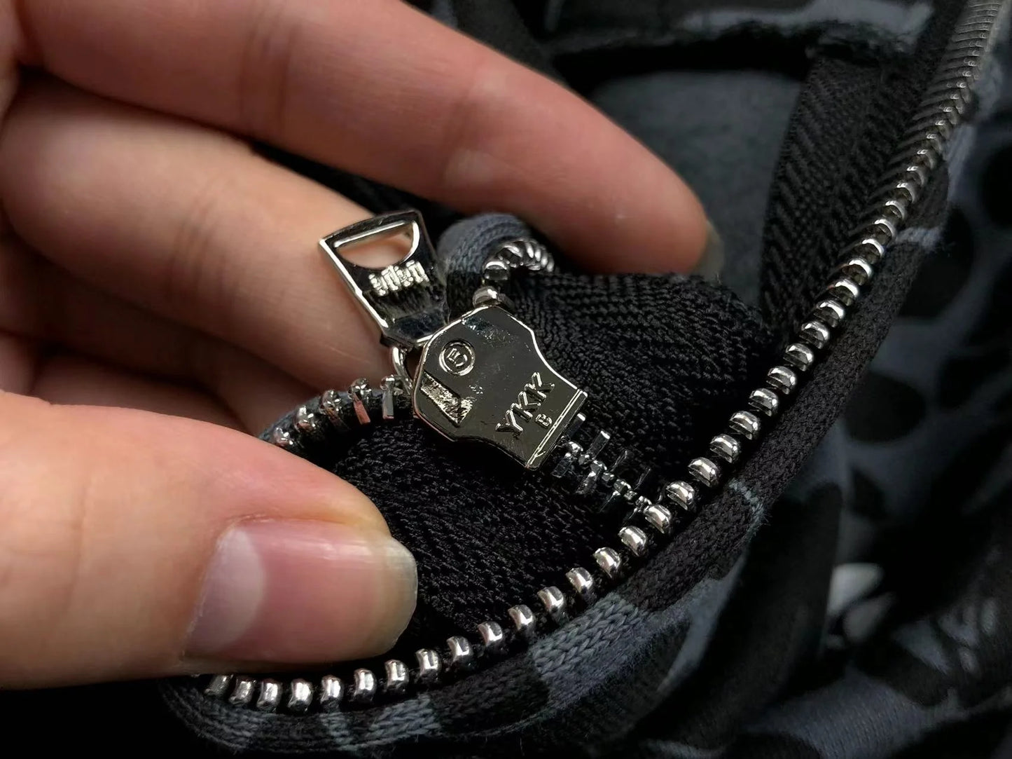 BAPE X DOVER STREET MARKET SPECIAL CAMO SHARK FULL ZIP HOODIE BLACK