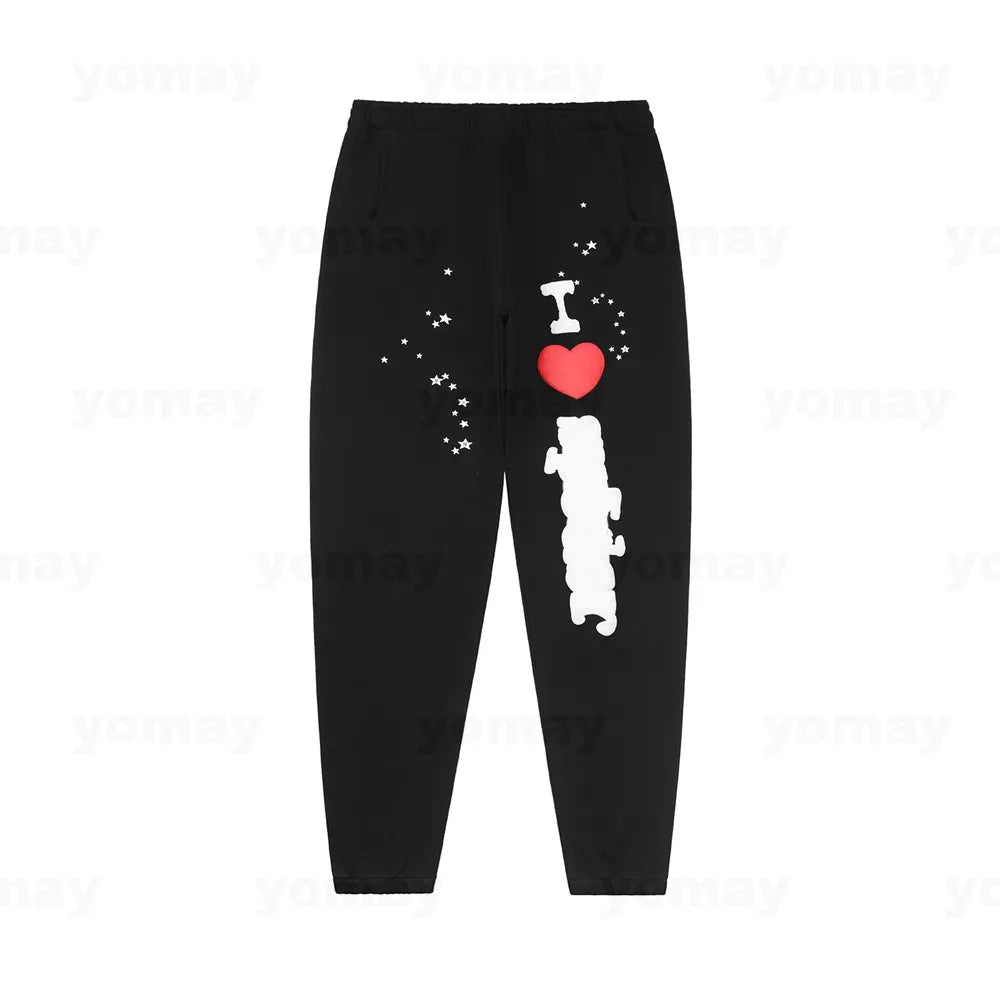 Hoodie Mens Womens Pink Black Fashion Designers Hoodies Pants Suits Sets Classic T Shirts Tees Clothes Sweatshirts T Shirt