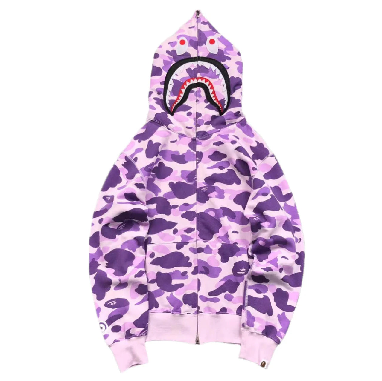 BAPE COLOR CAMO FULL ZIP HOODIE PURPLE