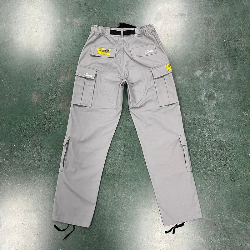 CORTEIZ CARGO PANTS STONE GREY